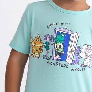 Little Sleepies Monsters Inc Graphic Tee NIB